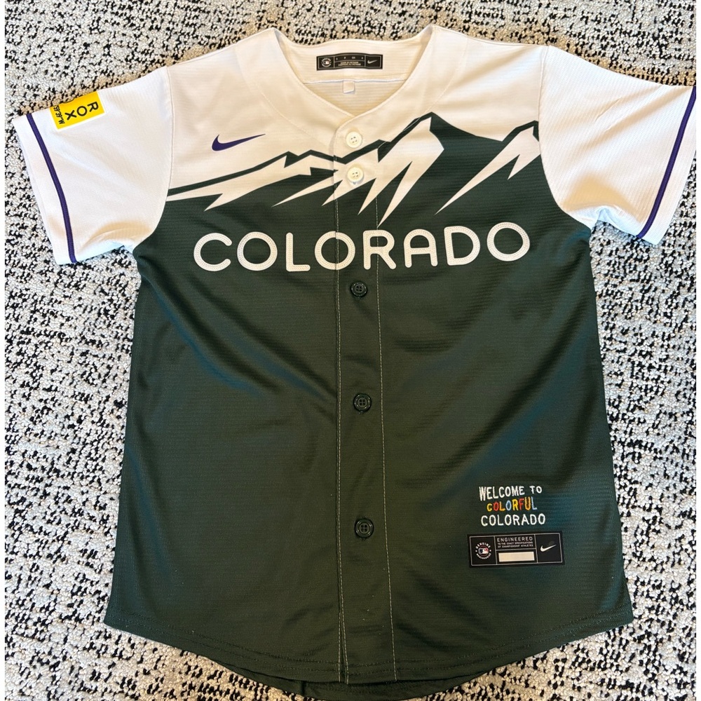 Kris Bryant Colorado Rockies official youth jersey- new without tags - Picture 2 of 5
